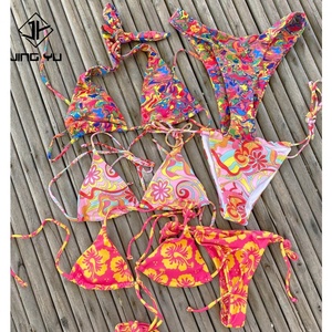 EM Professional Custom Recycled Polyester Fabric Bikini Swimwear 2024 Bikini Sets - Product Image 3