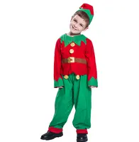 Combinaison elfe de noël pour enfants, costume pour fête, activités physiques, mignon, nouvelle collection