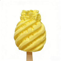 Offre Spéciale : Glaces à l'ananas en forme de fruits 3D – Sucreries glacées virales, desserts congelés originaux, bâtonnets glacés fruités exotiques