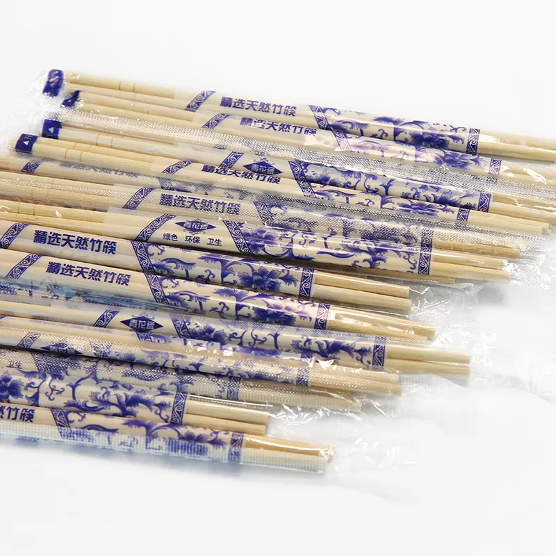 Natural Accept Customized Logo Round Wooden/Bamboo Disposable sushi Chopstick