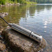 Sonde de pH et TSS en ligne avec sortie 4-20mA pour pompe, surveillance en temps réel de la qualité de l'eau, système de traitement des eaux usées, affichage LED OEM ODM