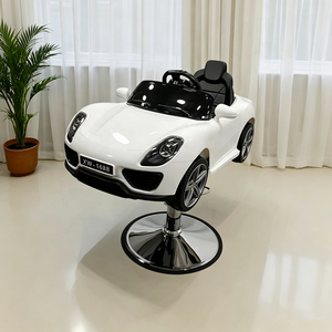 Chaise de coiffure en forme de voiture pour enfants, chaise de coiffure pour enfants, mobilier de salon de beauté pour salon de coiffure enfant - Product Image 5