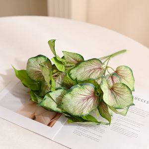 Ramas de Hojas de Manzana Artificiales, Decoraciones de Alambre de Plástico para Adornos Navideños - Product Image 5