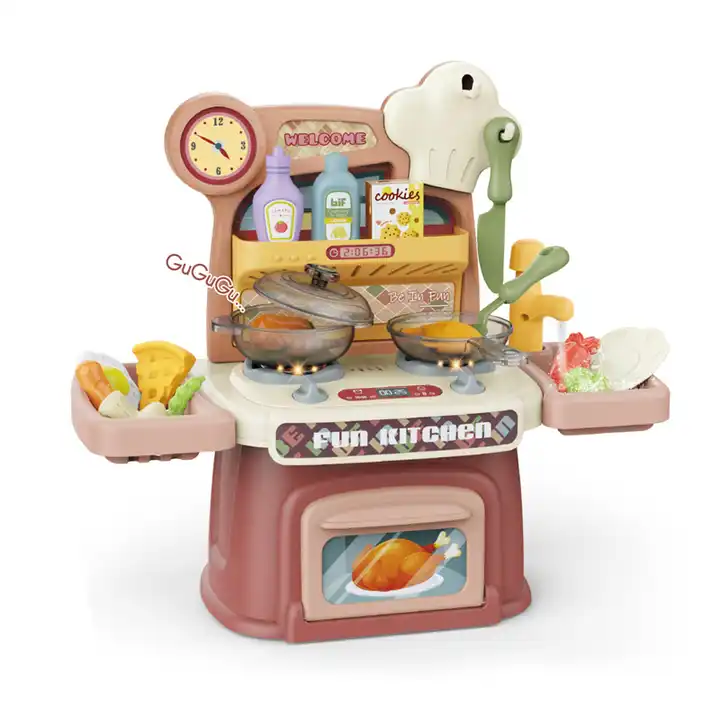 Children's Mini Kitchen Cooking Set Simulation Barbecue Cooking