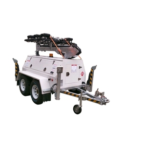 Chất Lượng Cao Di Động Thế Hệ Di Động <span class=keywords><strong>Powered</strong></span> Tháp Ánh Sáng Di Động Cho Ánh Sáng Ban Đêm Ngoài Trời - Product Image 4