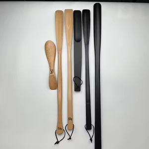 靴スプーンヘルパー木製靴ホーン低MOQカスタムデザインプロモーションブランド - Product Image 1