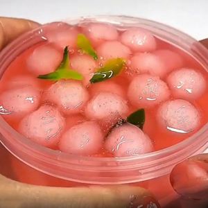 Juguetes de Slime de Cristal Rojo con Forma de Cereza, Arcilla Plástica Educativa, Set de Juguetes DIY - Product Image 4