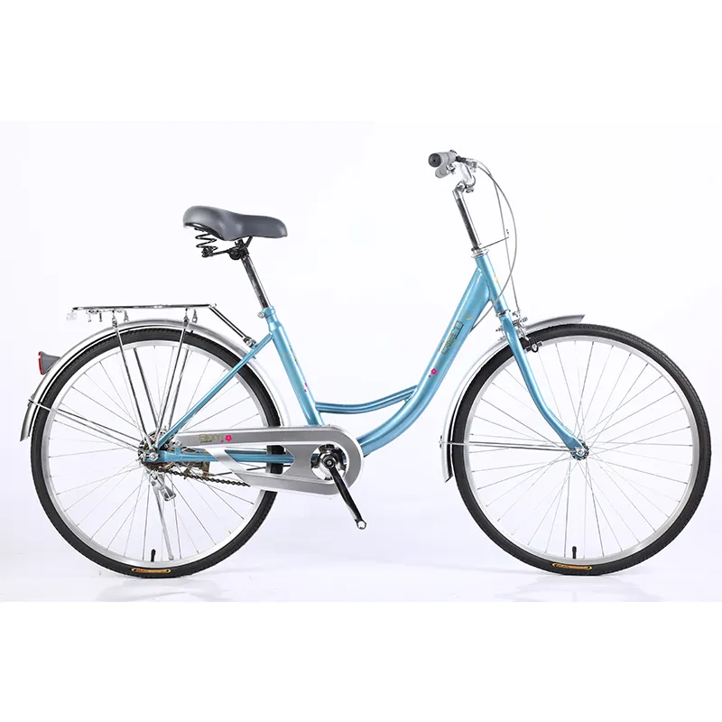 Bicicleta retro de 24 y 26 pulgadas para mujer, bici de ciudad