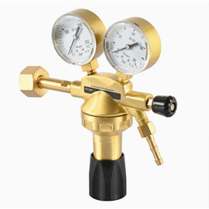 Régulateur d'azote haute pression tout cuivre modèle européen EN2503, manomètre d'azote et vanne de réduction W21.8 - Product Image 1