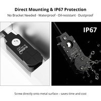 Capteur de proximité carré SL-8H2 à vente directe d'usine, pas cher, avec protection contre les courts-circuits, distance de détection de 2,5 mm, DC 12-24V
