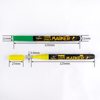 Marqueur à craie effaçable 1,0 mm, marqueur à craie liquide, à utiliser pour les panneaux publicitaires LED, marqueur effaçable à sec et à l'eau