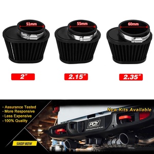 Filtro <span class=keywords><strong>de</strong></span> Aire para Coche, <span class=keywords><strong>Limpiador</strong></span> <span class=keywords><strong>de</strong></span> <span class=keywords><strong>Admisión</strong></span>, 50mm 51mm 54mm 55mm 60mm, Ovalado, Redondo, Cónico, Abrazadera para Coche y Motocicleta PQY-AIT320/322/324 - Product Image 3