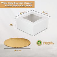 Vente en gros d'usine, boîte alimentaire personnalisée et boîte en papier PR de luxe blanc ivoire haut de gamme avec emballage cadeau exquis pour gâteau de mariage