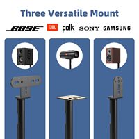 Supports de haut-parleurs universels, paire de supports de haut-parleurs satellites et bibliothèque, supports de haut-parleurs réglables pour son surround pour la maison