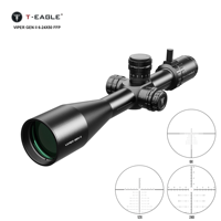 Lunette de chasse tactique étanche de haute qualité T-EAGLE VIPER GEN II6-24X50 FFP pour la chasse en plein air, avec réticule en verre OEM et grand angle