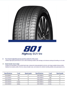 <span class=keywords><strong>ยาง</strong></span>เรเดียล DIAN 801 ขนาด 205/55R16 สำหรับรถยนต์นั่งส่วนบุคคล ผลิตในจีน - Product Image 1