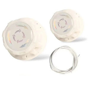 En gros 1 paire de lacets de chaussures en plastique à système de serrage, élastiques, sans nœud, extensibles, à verrouillage rapide, pour baskets et chaussures décontractées Novax - Product Image 3