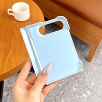 Étui magnétique pour iPhone DUO, étui de protection pliable pour iPhone avec protection d'écran intégrée et étui anti-chute