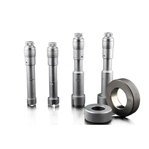 Ferramentas de medição de alta precisão, três pontos, diâmetro interno, micrometro 16-20mm, 50-63mm, conjunto de micrômetro interno de três garras, 50-100mm