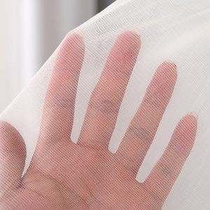 Rideaux plissés vintage en voile pour portes françaises avec occultation totale, anti-moustiques et utilisables toute l'année – Aucun perçage requis - Product Image 5