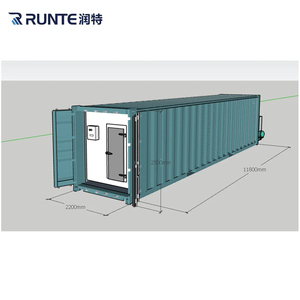 Runte container lạnh phòng lưu trữ tủ đông container 20ft lạnh phòng lưu trữ với ngưng tụ đơn vị - Product Image 2