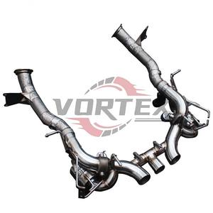 Sistema de Escape Catback Valvetronic de Alto Rendimiento Vortex con Control Remoto y Downpipe Completo para Ferrari 458 - Product Image 1