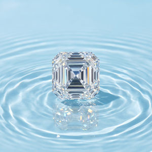 เพชร CVD สีขาวสังเคราะห์ ขนาด 4.90 มม. ความใสระดับ VS รูปทรง Asscher เพชรเพาะเลี้ยงในห้องปฏิบัติการ สำหรับผู้หญิง สร้อยคอเทนนิส สร้อยข้อมือเทนนิสสำหรับงานแต่งงาน - Product Image 1
