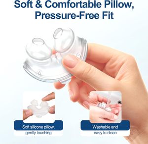 Coussinets nasaux en silicone de remplacement pour <span class=keywords><strong>masque</strong></span> CPAP P10, taille moyenne, compatibles avec le P10 – Offre spéciale sur les fournitures médicales - Product Image 2