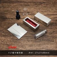 Boîtes d'emballage en carton ondulé personnalisées 27x88mm 10ml multicolores en matériaux recyclés pour rouges à lèvres
