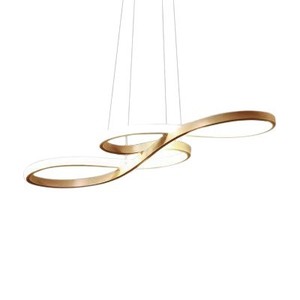 Led Pendant <b>Light</b> Round Shape Remote Control Single Head Chandelier For Living Room <b>Dining</b> Room Bedroom Home Lighting - Product Image 5