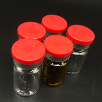 Flacons en verre borosilicate ambré 1ml-10ml, bouteilles de sérum avec bouchon en caoutchouc, sérigraphie pour emballage d'huiles essentielles et de soins de la peau