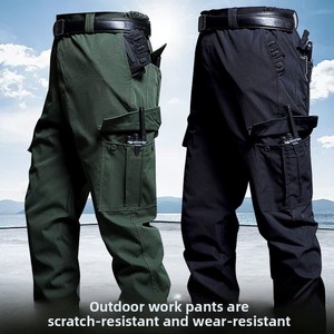 <span class=keywords><strong>Pantaloni</strong></span> da Lavoro Tattici Traspiranti Resistenti all'Usura e Antistrappo <span class=keywords><strong>con</strong></span> Chiusura a Zip Vita Media Vestibilità Comoda per Uomo/Donna - Product Image 2
