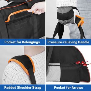Échantillon gratuit : Sac de transport pour arc recurve, facile à transporter, avec poignée pour flèches, sac à dos à bandoulière, sac de tir à l'arc, ceinture de tir extérieur - Product Image 3