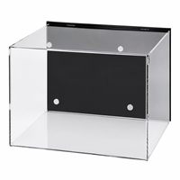 Boîte de présentation en acrylique transparent durable, étui de rangement résistant aux UV pour baskets, idéal pour la collection, l'affichage à la maison