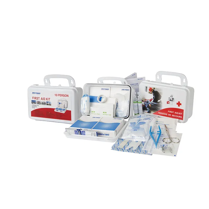 OP 2024 custom logo office plastic emergency kit approve OEM promotional first aid kit box