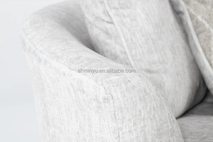 Hiện đại biệt thự sofa cong xoay cuddler ghế thiết kế mới bằng gỗ phòng khách phòng khách đồ nội thất Bộ nhung Modular ghế sofa - Product Image 4