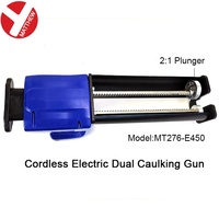 Pistol Caulking Tanpa Kabel Listrik Grosir dengan Dua Kartrid Bertenaga Baterai Li-ion