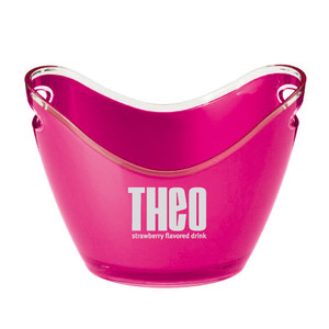 Refroidisseur à vin en plastique transparent de luxe, seau à glace transparent pour champagne, pour Allemagne Zhiguli <span class=keywords><strong>Bunker</strong></span> Hill Paul John - Product Image 1