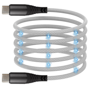 Ukalun 1.2M Nhanh Chóng Sạ<span class=keywords><strong>c</strong></span> Dữ Liệu Đồng Bộ Từ Tính Lưu Trữ USB <span class=keywords><strong>C</strong></span> Để USB <span class=keywords><strong>C</strong></span> <span class=keywords><strong>C</strong></span>áp 100W 20V 5A Nylon Nhôm Từ Tính Sạ<span class=keywords><strong>c</strong></span> <span class=keywords><strong>C</strong></span>áp - Product Image 4