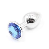 Tapón Anal de Lujo en 3 Tamaños, Diseño de Joyería, Estimulador de Cristal de Acero Inoxidable, Juguetes Sexuales Anales, Masajeador de Próstata, Dildo