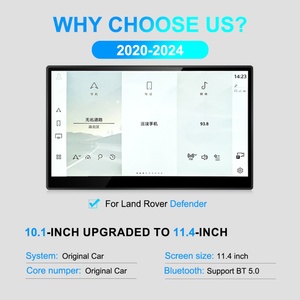 Écran tactile de voiture Navihua 11,4 pouces pour Land Rover Defender 2020-2024, mise à niveau de l'écran radio d'origine 10 pouces, Android Multimedia CarPlay - Product Image 2