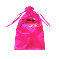 En gros Polyvalent Cosmétique Bijoux Cadeau Sac Personnalisé Satin Soie Cordon Sacs