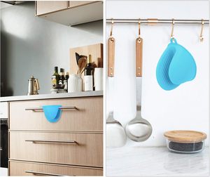 Gants de cuisine isolants anti-brûlure, protège-doigts, mini-mitaines de four en silicone - Product Image 4