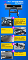 Impresora DTF Digital Completamente Automática 3ALPS Nueva, Modelo A1 de 60 cm de Ancho, Máquina de Impresión de Patrones para Camisetas, Sudaderas y Todo Tipo de Prendas
