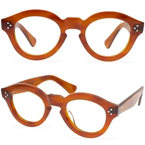 Personalized Thick Acetate Eyewear Eyeglass Frames Sun Glasses Frame Men Optical Men's Retro Woman Fashion Glasses