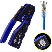 Lot de 10 connecteurs réseau RJ45 Cat6 couleur Cat5e plaqués or, module de câble Ethernet RJ45 facile à installer
