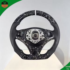 Volante Deportivo Personalizado de Fibra de Carbono Forjado Blanco para <span class=keywords><strong>BMW</strong></span> Serie 3 E90 E92 330i <span class=keywords><strong>330d</strong></span> Coupé 335i Coupé 318i 2003-2012, Interior de Auto - Product Image 1