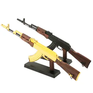 Metal Gun Model Ak47 Wholesale Custom Disassemble Guns Model Tiktok Hot Sale Metal Ornaments