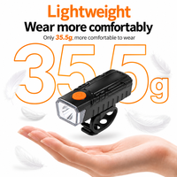 Lampe de vélo LED pour enfants OEM Factory BT-BY6007 300LM, mini lampe de vélo rechargeable IP44 pour vélos d'équilibre pour enfants