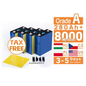 Stok Eropa AS 8000 siklus LF280K V3 310AH sel EVE Grade a 280Ah Lifepo4 3.2V baterai Lithium Ion prismatis fosfat 15kW - Product Image 1
